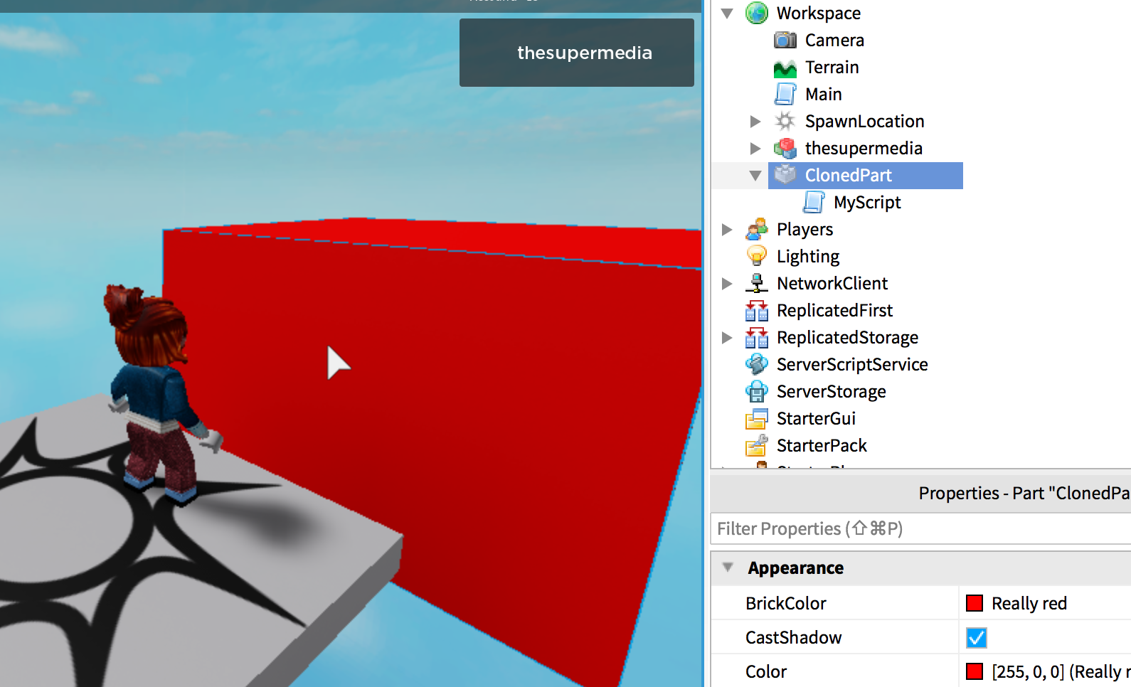 Roblox Script Clone Parts With Self Properties Fabio Franchino - really red roblox